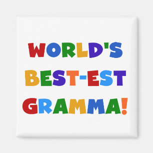 Imán Colores brillantes del Mejor-est Gramma del mundo