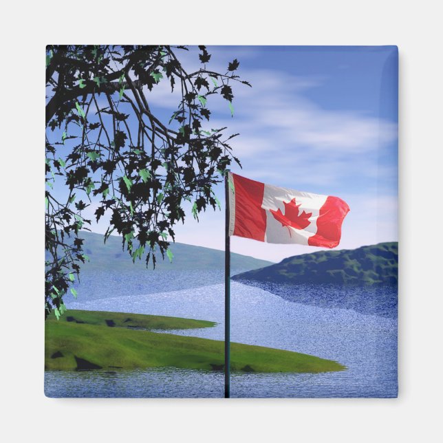 Imán Colores canadienses (Frente)