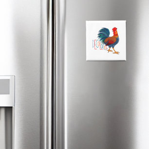 Imán Colores Cursillo Colorful Rooster