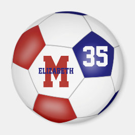 Imán colores de escuela azul rojo niños regalos de equi