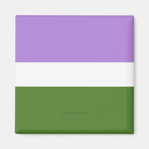 Imán Colores de la bandera del orgullo de género de Sli