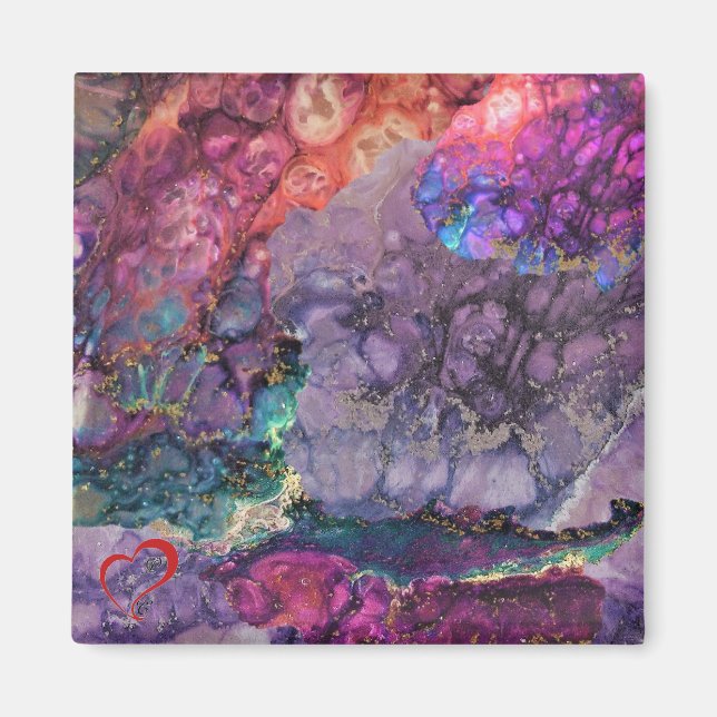 Imán Colores de la noche (Frente)