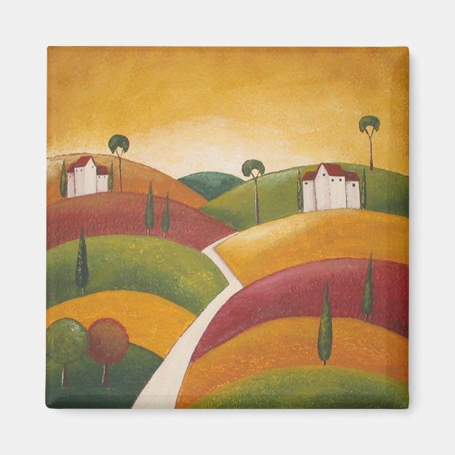 Imán Colores de la Toscana (Frente)