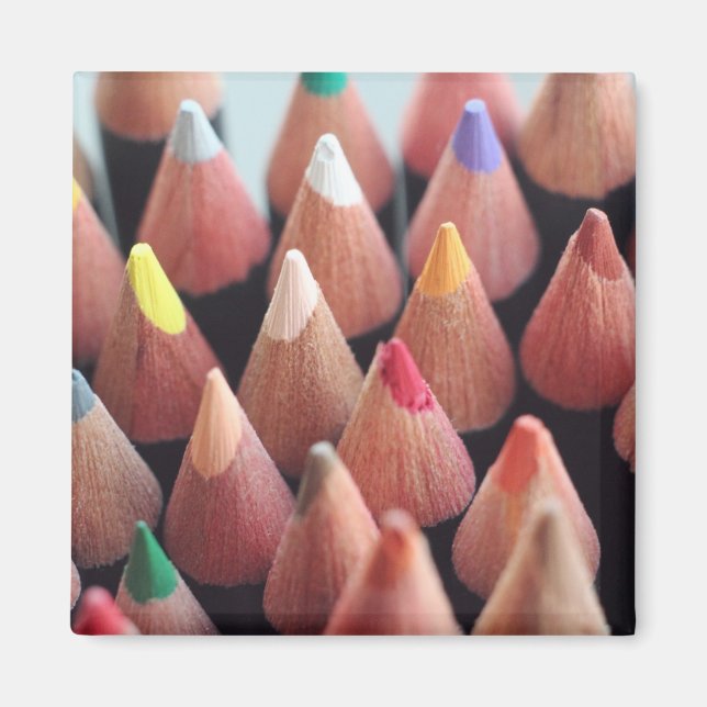 Imán Colores de lápices (Frente)