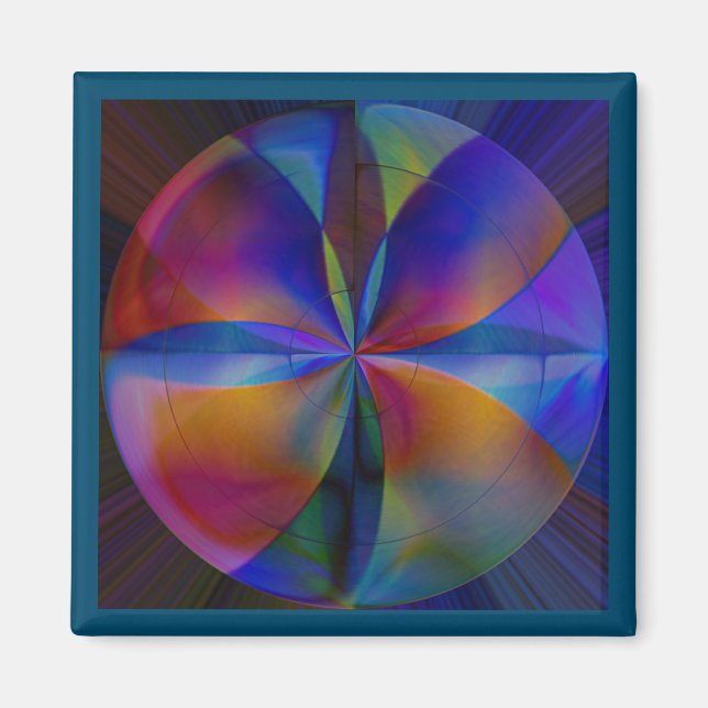 Imán Colores de mariposa (Frente)