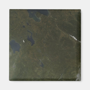 Imán Colores de otoño en el noroeste de Rusia