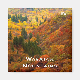 Imán Colores de otoño, montañas Wasatch, Utah septentri