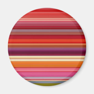 Imán Colores de rayas de época