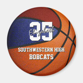 Imán colores del equipo deportivo azul maroon regalos b