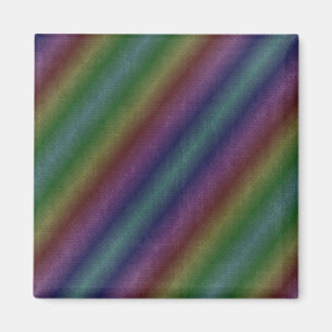 Imán colores oscuros fundas de almohada gruesos a rayas