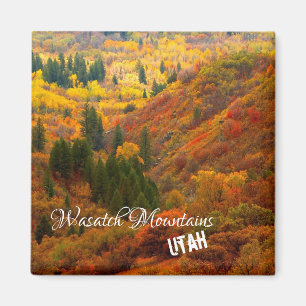 Imán Colores otoñales, Montañas Wasatch, norte de Utah