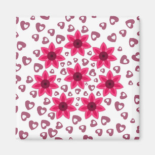 IMÁN COLORFULL LOVE HEARTS VALENTINE , REGALO DE CUMPLE