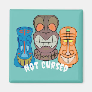 Imán Colorida cabeza tiki