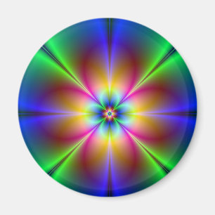 Imán Colorida Neon Daisy