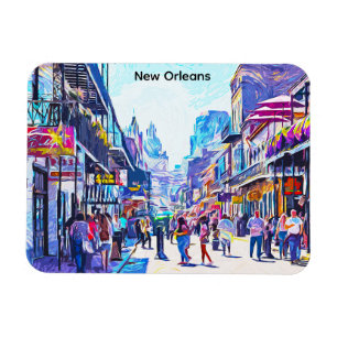 Imán Colorida Nueva Orleans Louisiana Barrio Francés