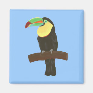 Imán Colorida pintura turística de CherylsArt Magnet