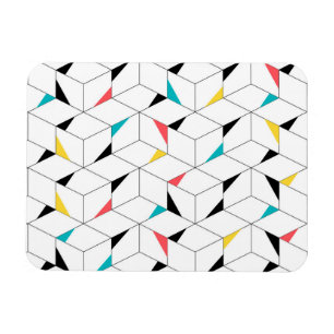 Imán Coloridas, modernas, alegres y de moda, cubos aleg