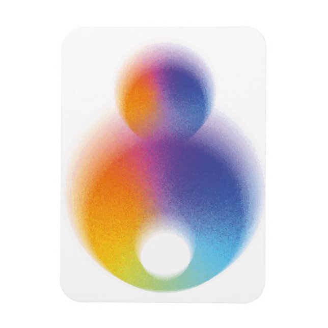 Imán colorido (Vertical)