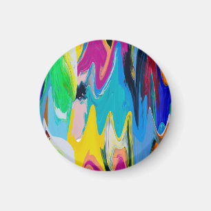 Imán Colorido, abstracto, desenfoque del movimiento de 