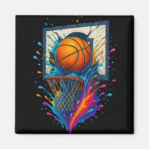 Imán Colorido baloncesto Splash Splash Splash Splash Ba