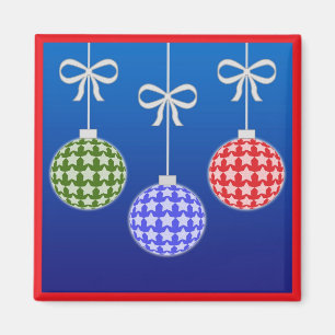 Imán colorido de la decoración del navidad