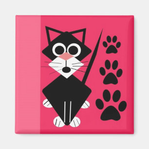 Imán colorido del gato