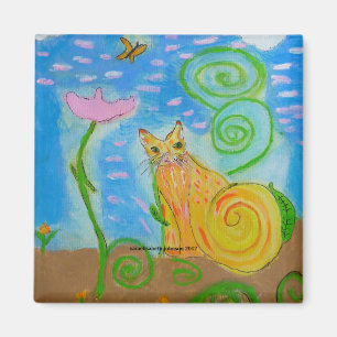 Imán colorido del gato de Venus