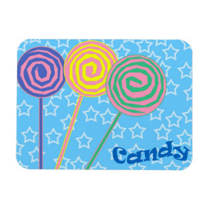 Imán colorido del ilustracion del caramelo