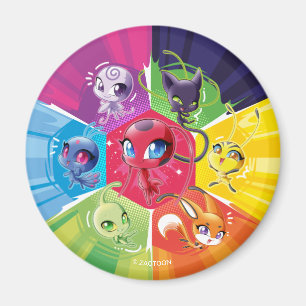 Imán Colorido Kwamis