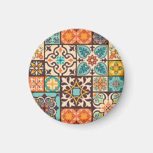 Imán Colorido mosaico de motivos islámicos