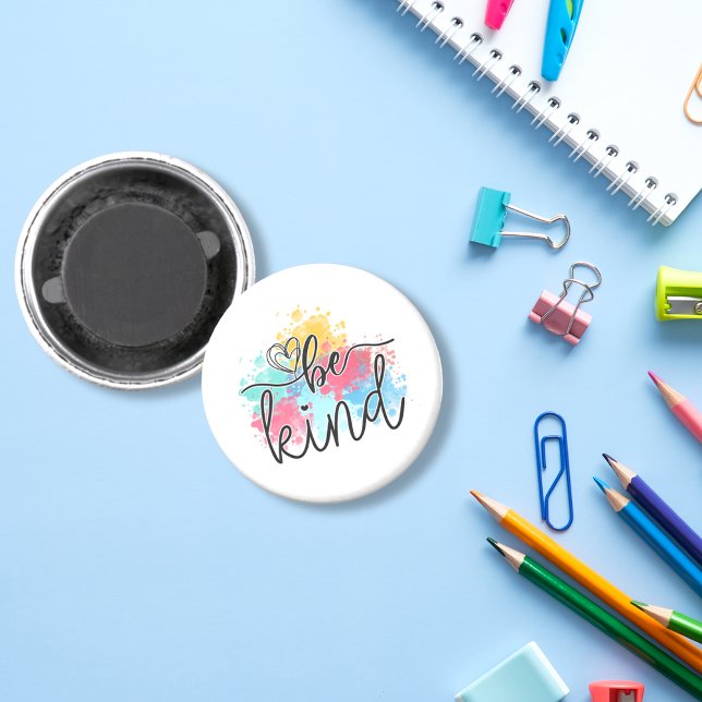 Imán Colorido Paint Splash (Send a positive message when you use this magnet with a note, photo or your child's artwork.)