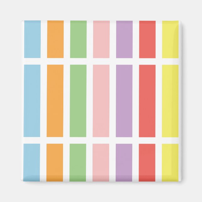 Imán Colorido Pastel Hues (Frente)