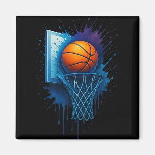 Imán Colorido Tejido De Básquetbol De Tejido Con Spl Re