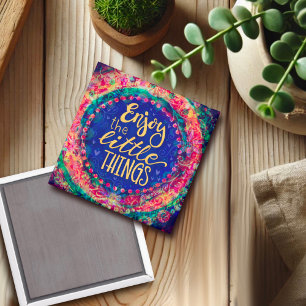 Imán Colorido y caprichoso Boho Pequeñas Cosas Inespiri