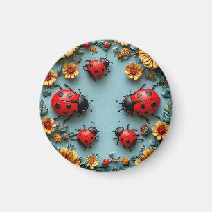 Imán Coloridos ladybugs