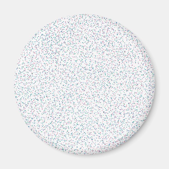 Imán Coloridos puntos de primavera (Frente)