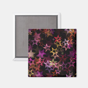 Imán Colorous Stars Dance Whimsically