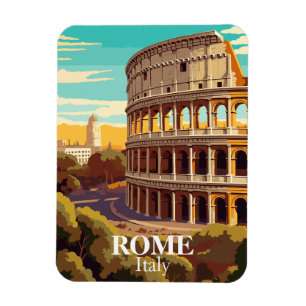 Imán Colosseo de Roma Italia Viaje Magnate de recuerdo