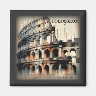 Imán Colosseo romano Italia Europa