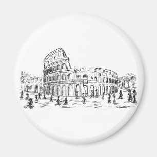 Imán colosseum de Roma