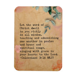 Imán Colossian 3:16 Verso de la Biblia NKJV