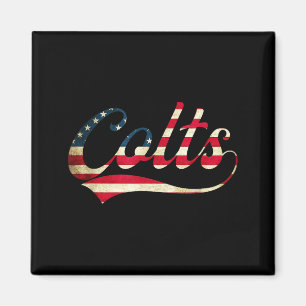 Imán Colts Vintage Retro Hombres Mujeres 
