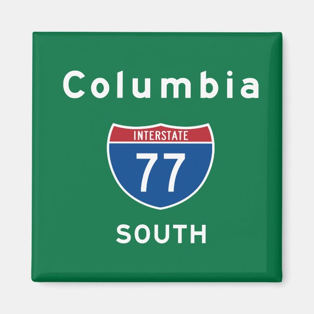 Imán Columbia 77 (Frente)
