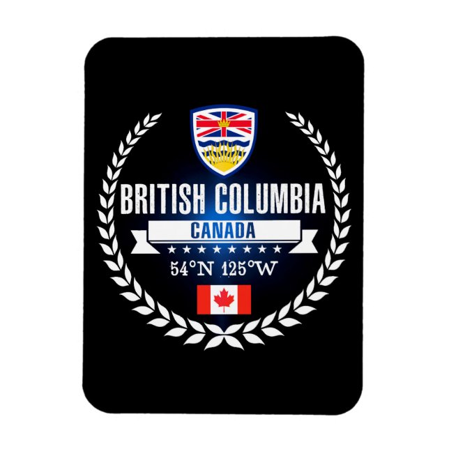 Imán Columbia Británica (Vertical)