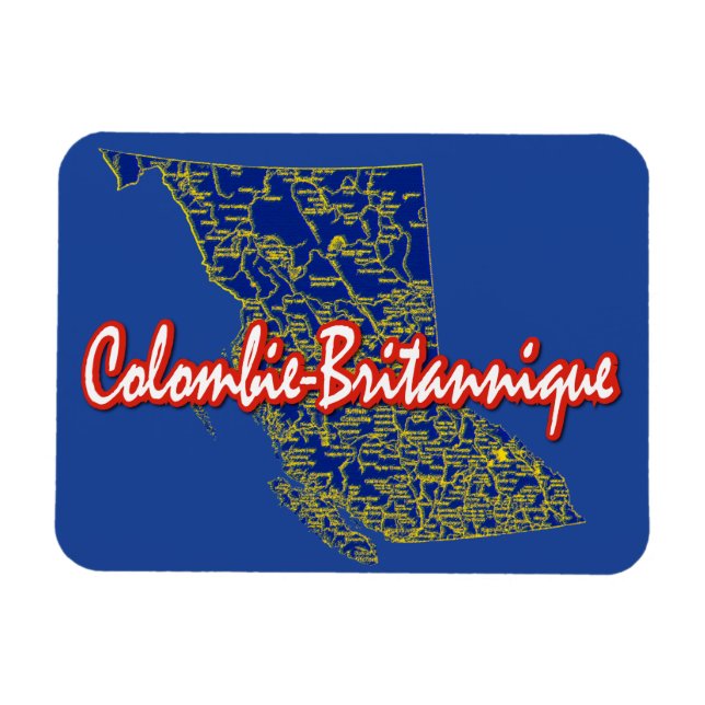 Imán Columbia Británica (Horizontal)