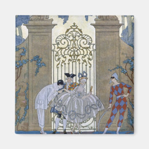 Imán Columbine, ilustracion para los "Fetes Galantes"
