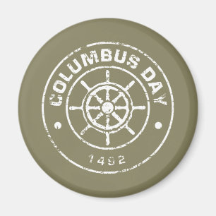 Imán Columbus Day T