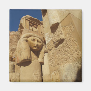 Imán Columna de Hathor - templo de la reina Hatshepsut,