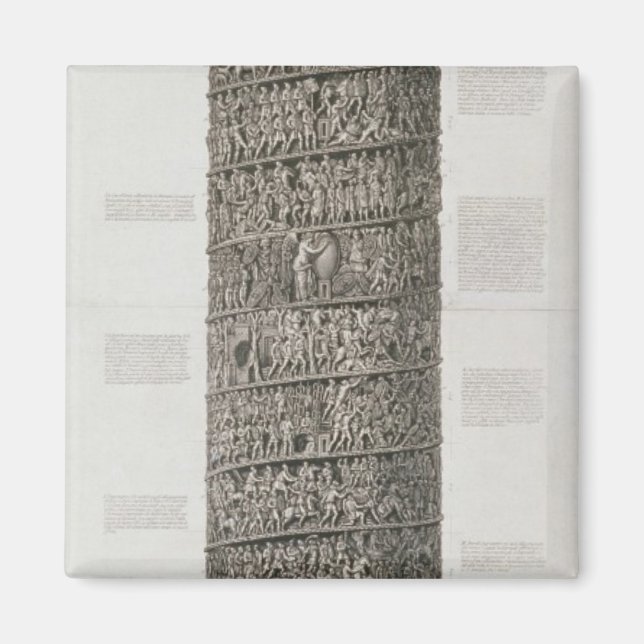 Imán Columna de Trajan (grabado) (Frente)