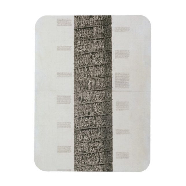 Imán Columna de Trajan (grabado) (Vertical)